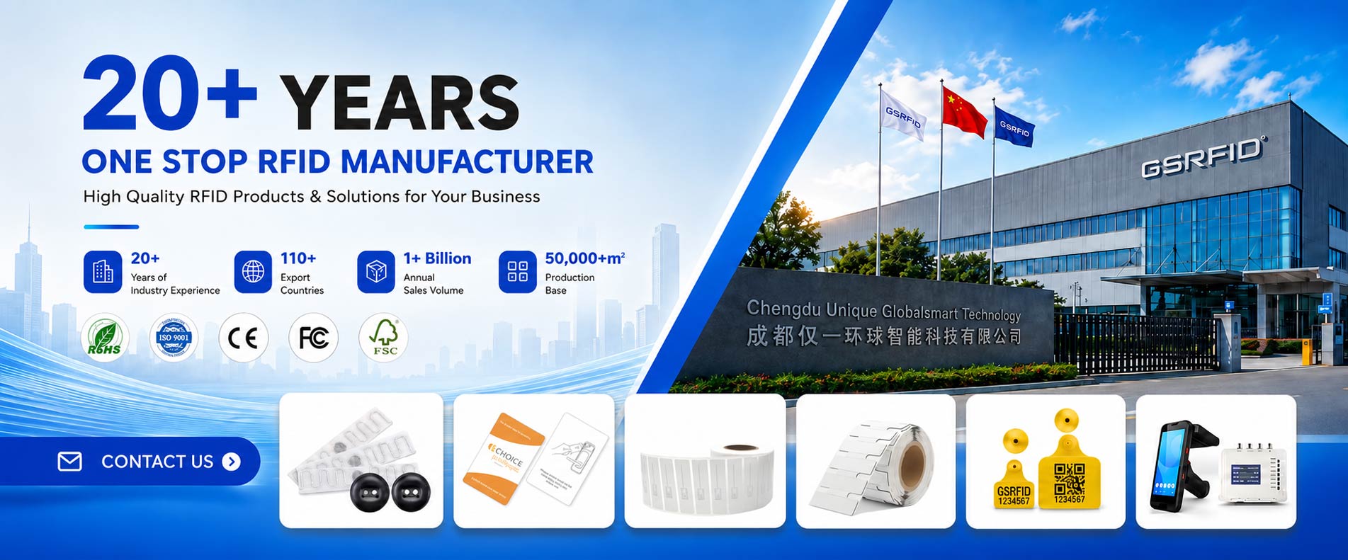 22+ Years of RFID Manufacturing Excellence.